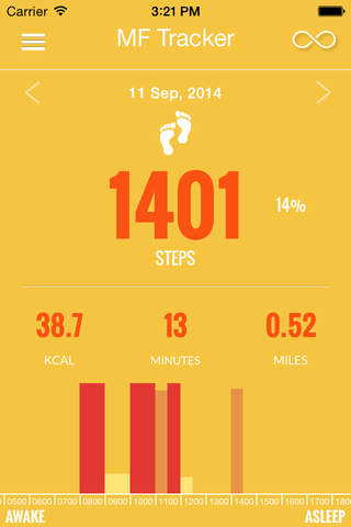 Modern Fitness App - náhled