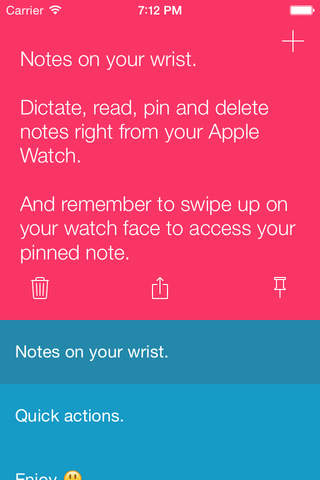 Writethere - Quick notes reinvented - náhled