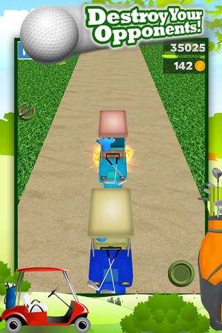 3D Golf Cart Racing and Driving Game in Golfing Ra - náhled
