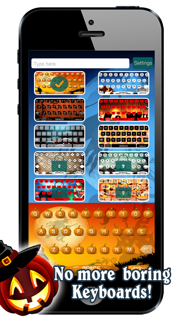 halloween keyboard themes