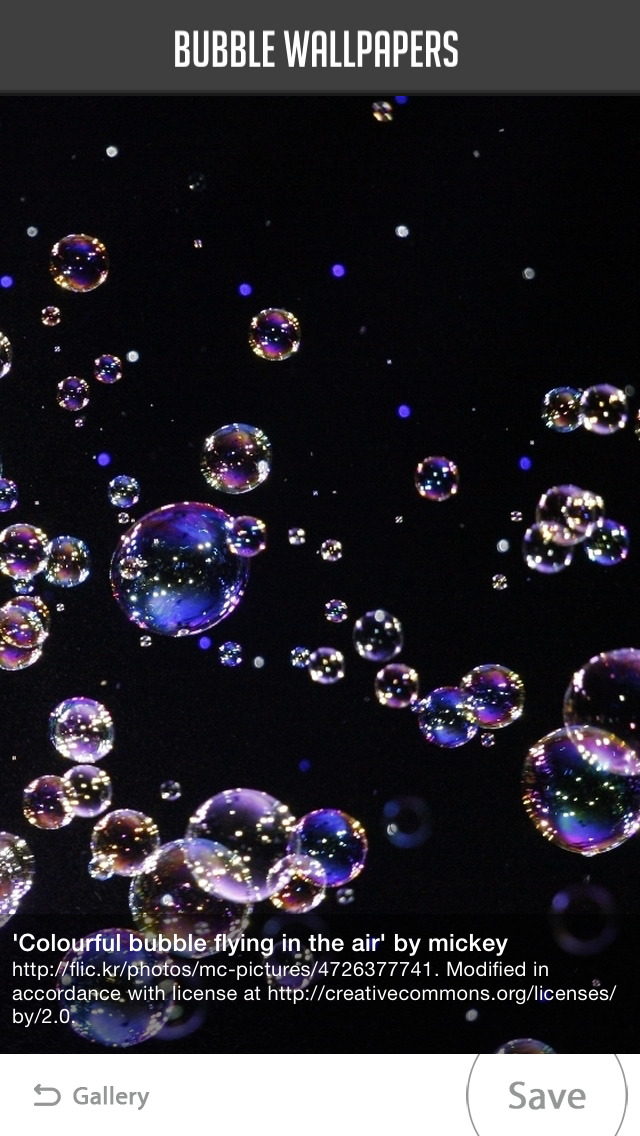 Bubble Wallpapers screenshot 5