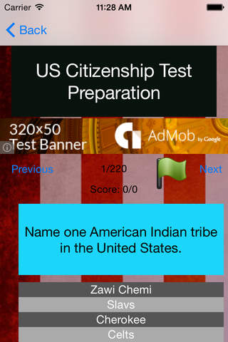 US Citizenship Test - Practice Questions for Ameri - náhled