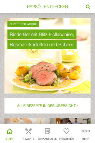 Rapsöl entdecken. Rezepte, Tipps & mehr. - náhled