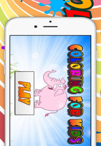 Elephant Coloring book for Kid - Fun color & paint - náhled