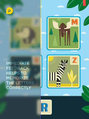 Mini-U: ZOO Quiz. Children game with interactive intro to the alphabet and letters with animal pictures screenshot 4