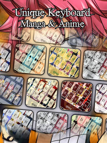 KeyCCM – Manga & Anime : Custom Color & Wallpaper Keyboard Themes in Fairy Tail Style screenshot 4