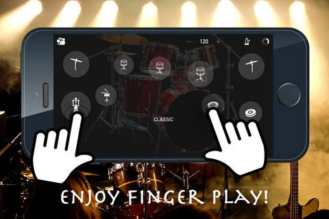 Real Drums : Free drum set - náhled