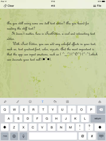 iText Editor for iPad screenshot 1