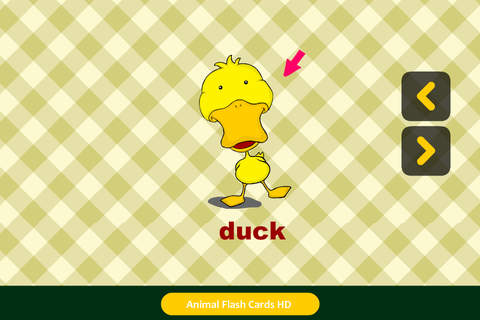 Animal Flash Cards HD - náhled
