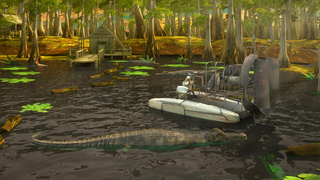 3D Swamp Parking PRO - Full Jet Boat Driving & Racing Version screenshot 4