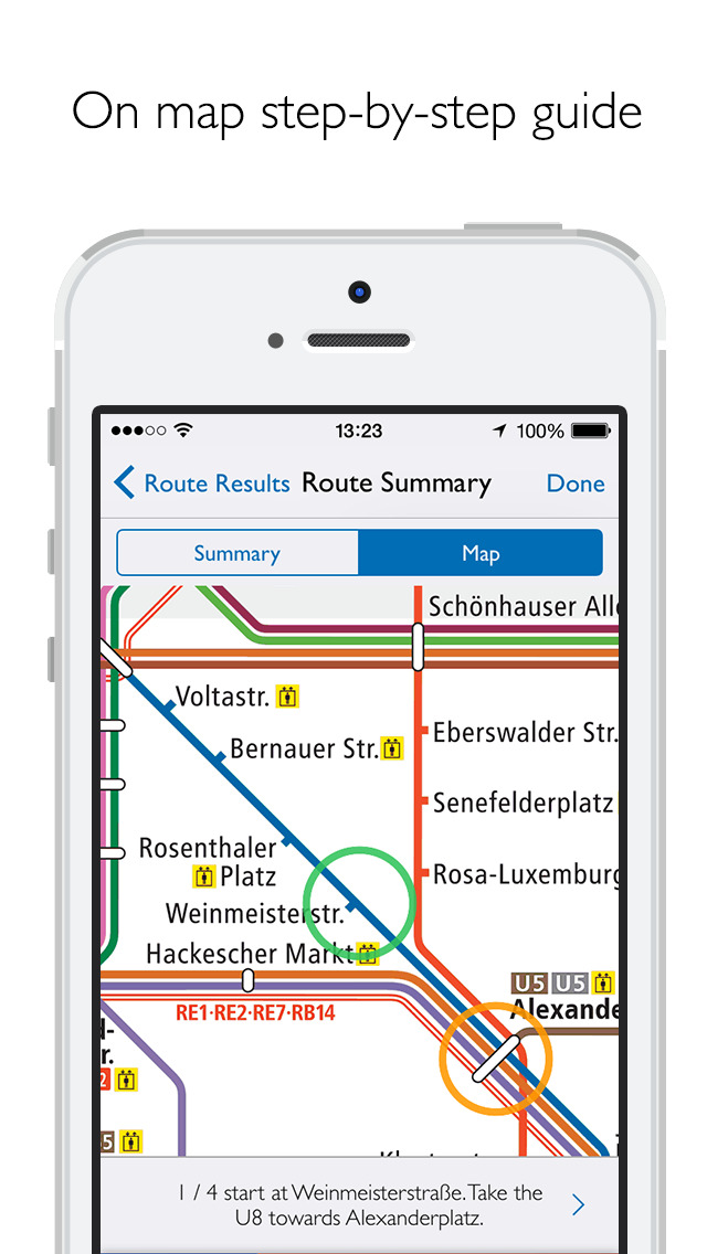 Berlin Subway: BVG U-Bahn map screenshot 5
