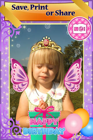 My Princess Photo Booth- Dress up props and sticke - náhled