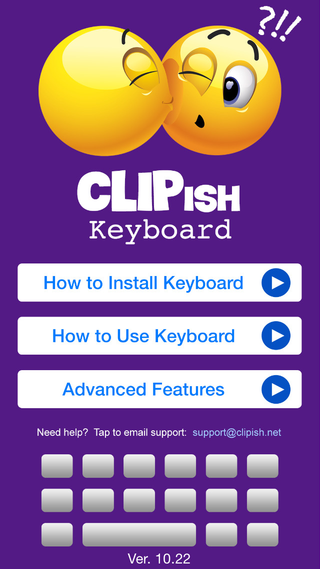 CLIPish Keyboard - Add Millions of GIFs, 3D Animations, Emoticons, Clip ...