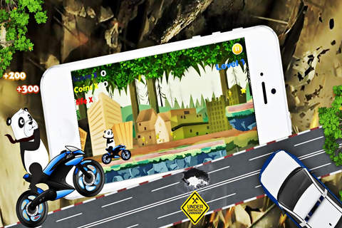 Panda Motorcycle - náhled