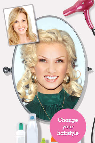 FACEinHOLE® Hairstyles for Women - Hair styler wit - náhled