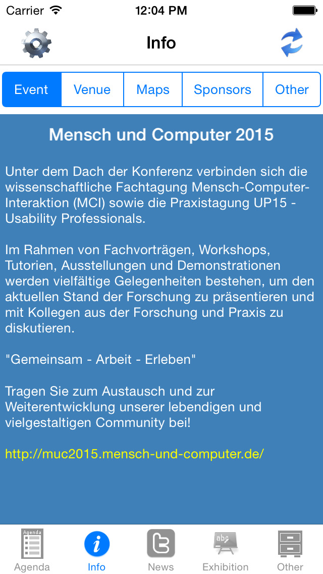 Mensch und Computer 2015 screenshot 2