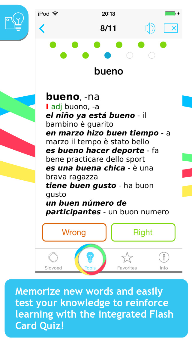 Italian <> Spanish Dictionary screenshot 4