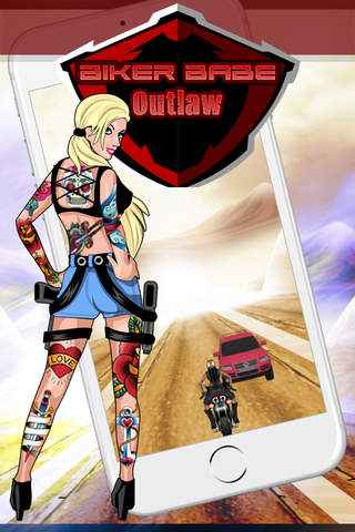 Biker Babe Outlaw - náhled