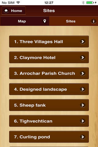 Arrochar Mobile App - náhled