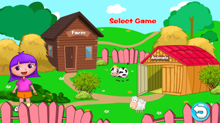 Anna's animals farm house - (Happy Box)free english learning toddler games screenshot 2