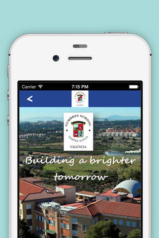Cumbres School App - náhled