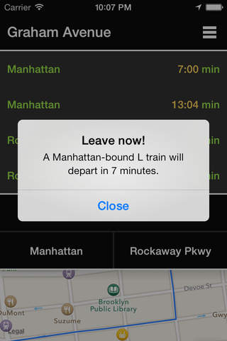 L Train NYC - Arrival Times & Departure Alarms - náhled