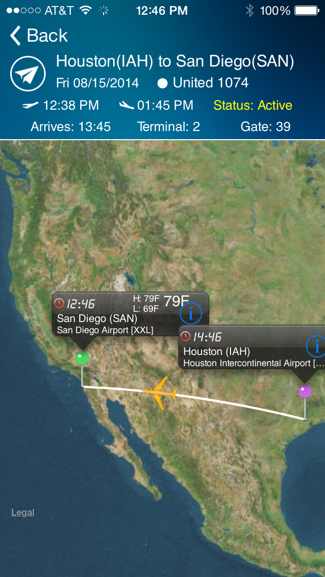 San Diego Airport + Tracker screenshot 1