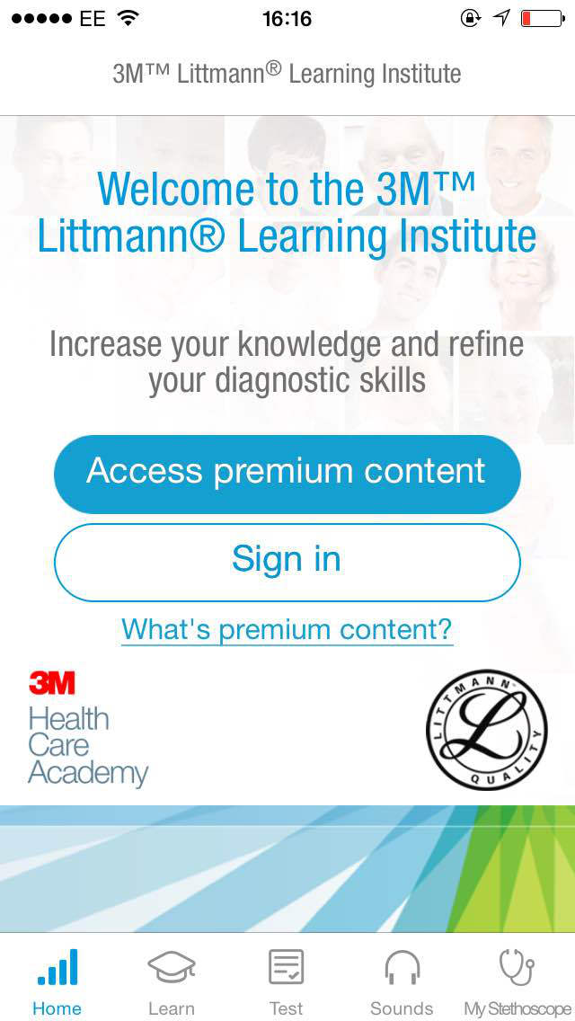 3M Littmann Learning Institute screenshot 2