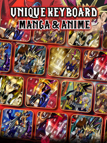 KeyCCM – Manga & Anime : Custom Color & Wallpaper Keyboard Themes in The Yugioh Design Collection screenshot 4