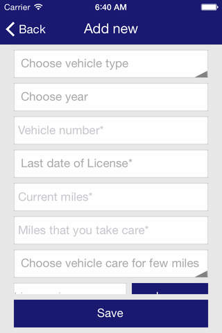 Vehicle Docs - náhled