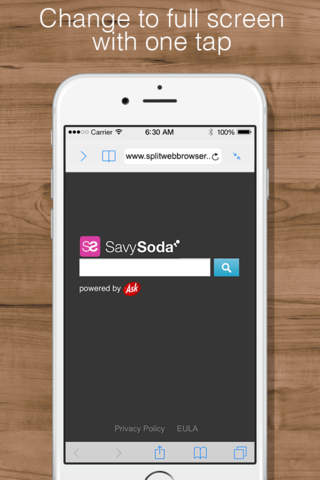 Split Web Browser: Fast Multitasking and Full Scre - náhled