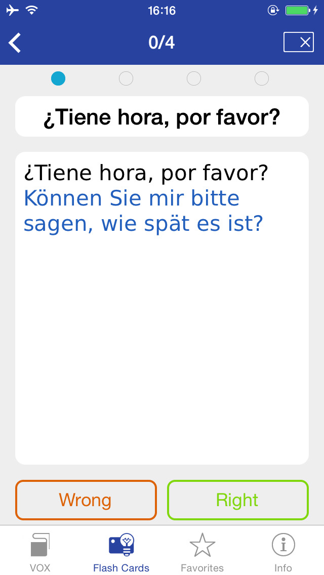 VOX Spanish-German Phrasebook screenshot 3