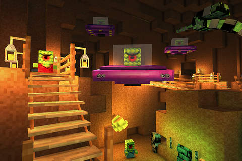 Block Gun 3D: Aliens and Cowboys - náhled