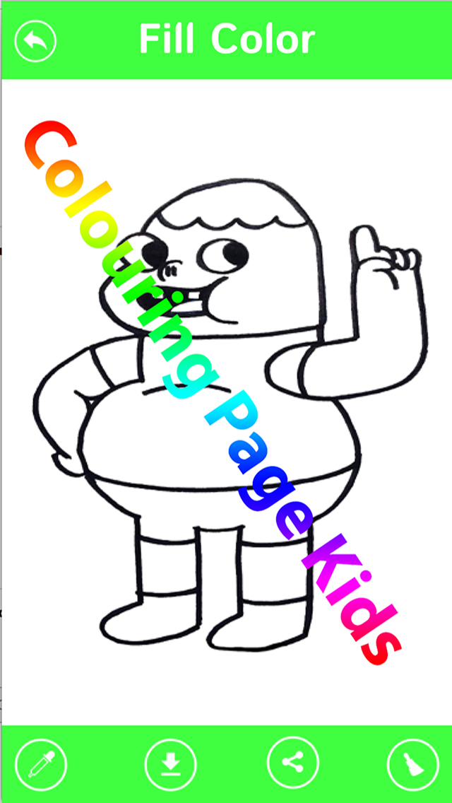 Colouring Page Kids For Clarence Edition | Apps | 148Apps