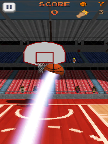 Pixel Basketball - Flick Ball Hero screenshot 9