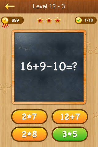 Math Master - education arithmetic puzzle games, t - náhled