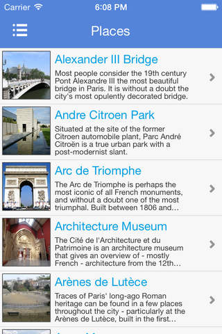 Paris Places Guide - náhled