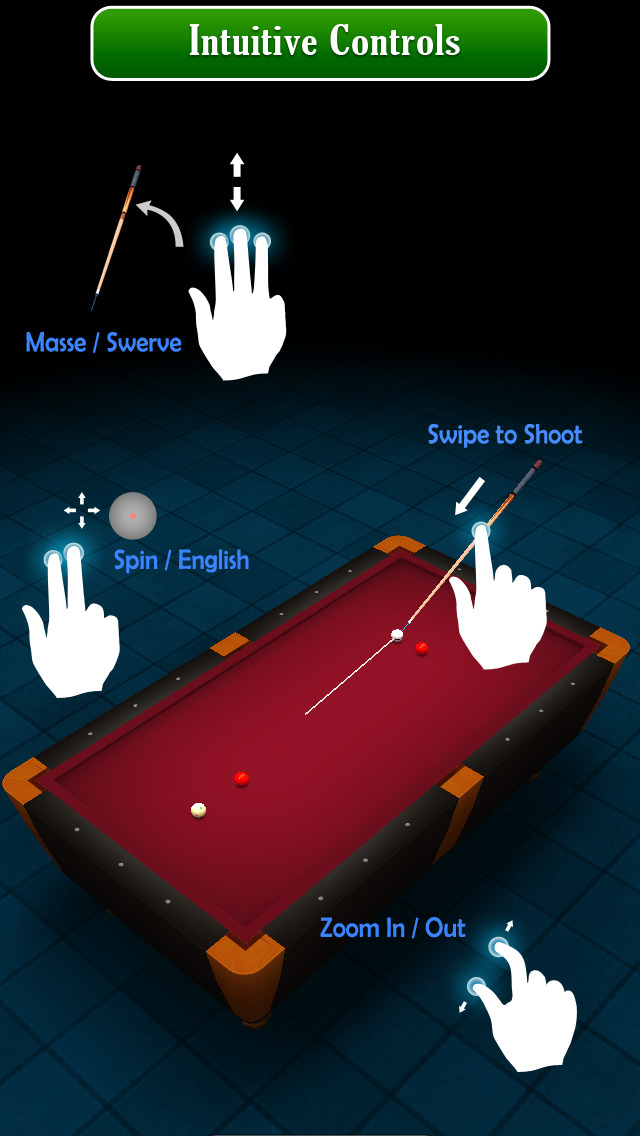 Pool Break Lite 3D Billiards 8 Ball Snooker Carrom