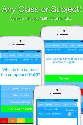 Quiz and Flashcard Maker - náhled