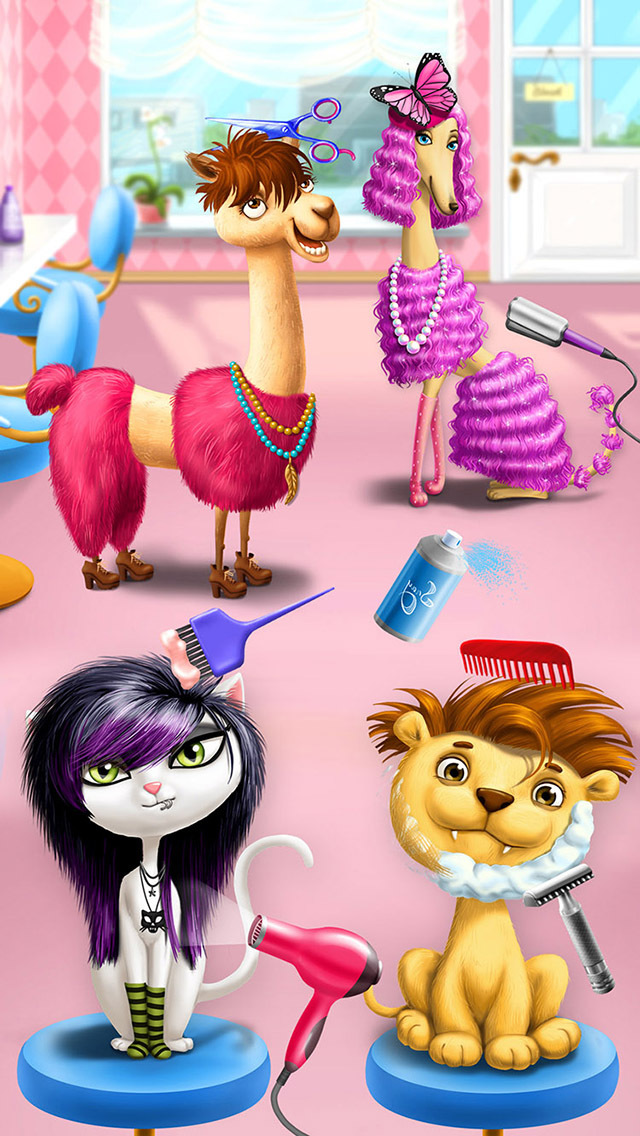 Animal Hair Salon - Kids Game screenshot 1