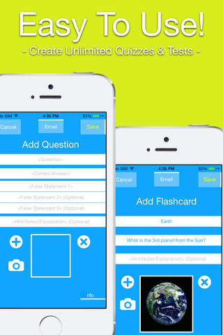 Quiz and Flashcard Maker - náhled