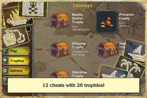 Mahjong Gold 2 Pirates Island Solitaire Free - náhled