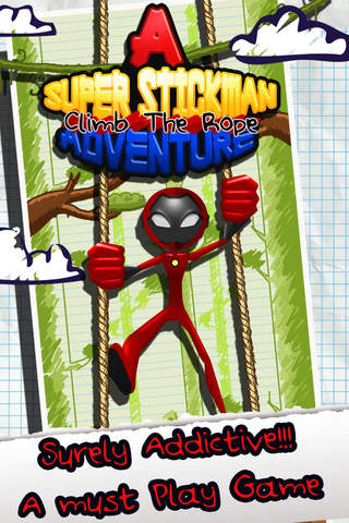 A Super Stickman Adventure -  Climb The Rope - náhled