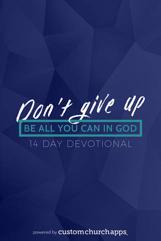 Don't Give Up! Devotional - náhled