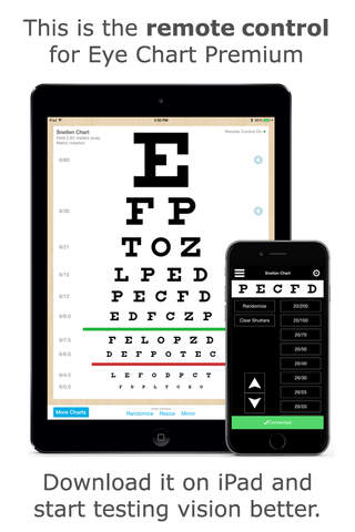 Eye Chart Premium Remote Control - náhled