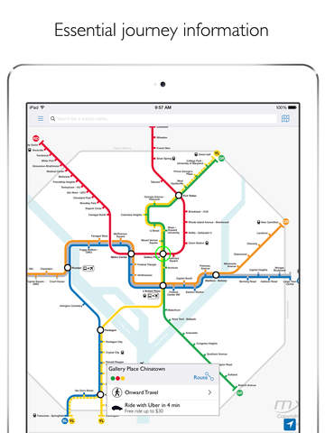 Washington DC Metro Route Map screenshot 6