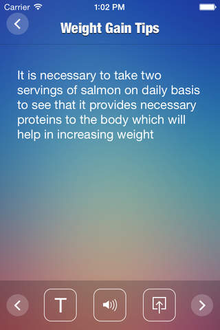 Weight Gain Tips - náhled