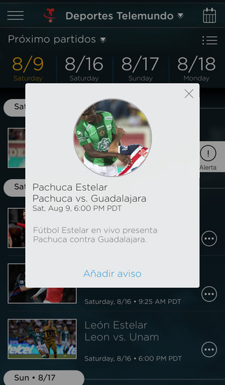 Telemundo Deportes: En Vivo screenshot 2