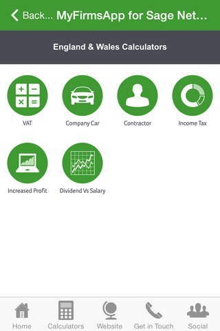 MyFirmsApp for Sage Network - náhled