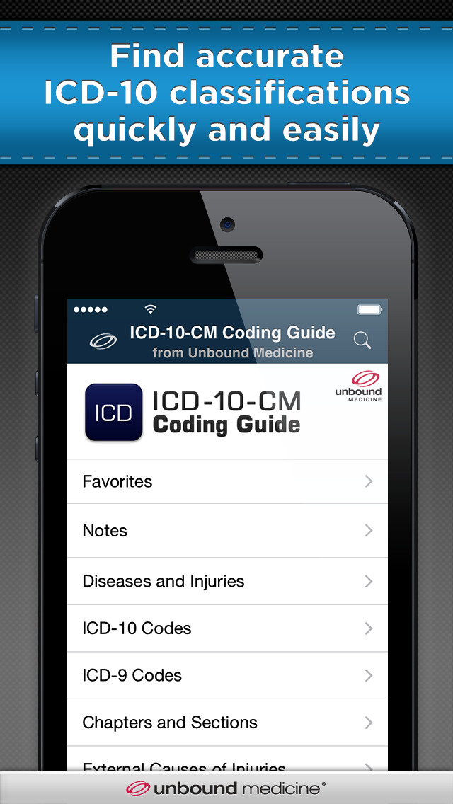 ICD 10 Coding Guide – Unbound screenshot 1